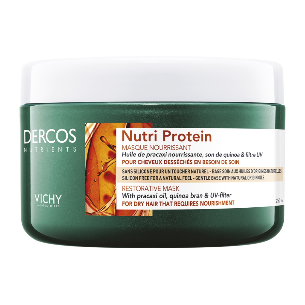 Vichy| Dercos Nutri Protein Restorative Mask| Θρεπτική Μάσκα Αναδόμησης για Ξηρά Μαλλιά| 250ml