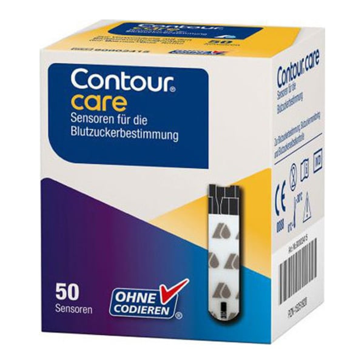 Ascensia | Contour Care Ταινίες Μέτρησης Γλυκόζης Αίματος| 50 τεμ.