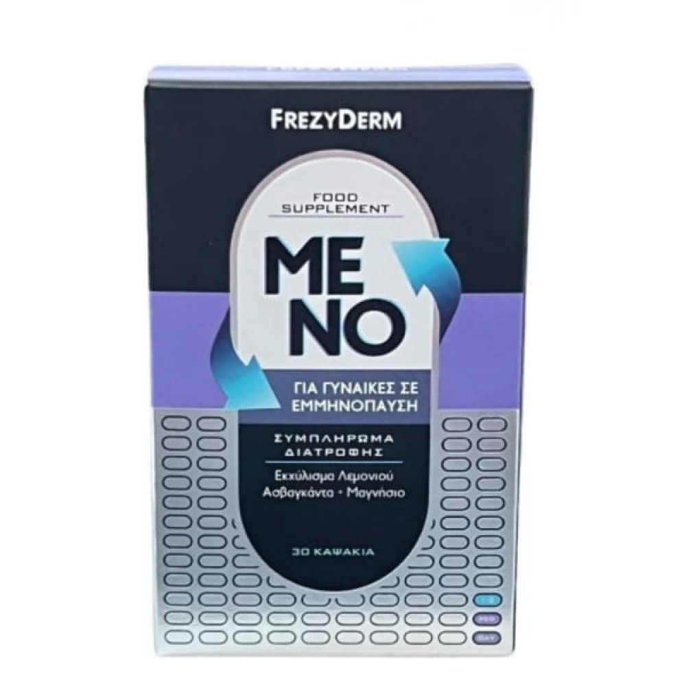 Frezyderm | Meno Συμπλήρωμα Διατροφής για Γυναίκες στην Εμμηνόπαυση | 30 κάψουλες