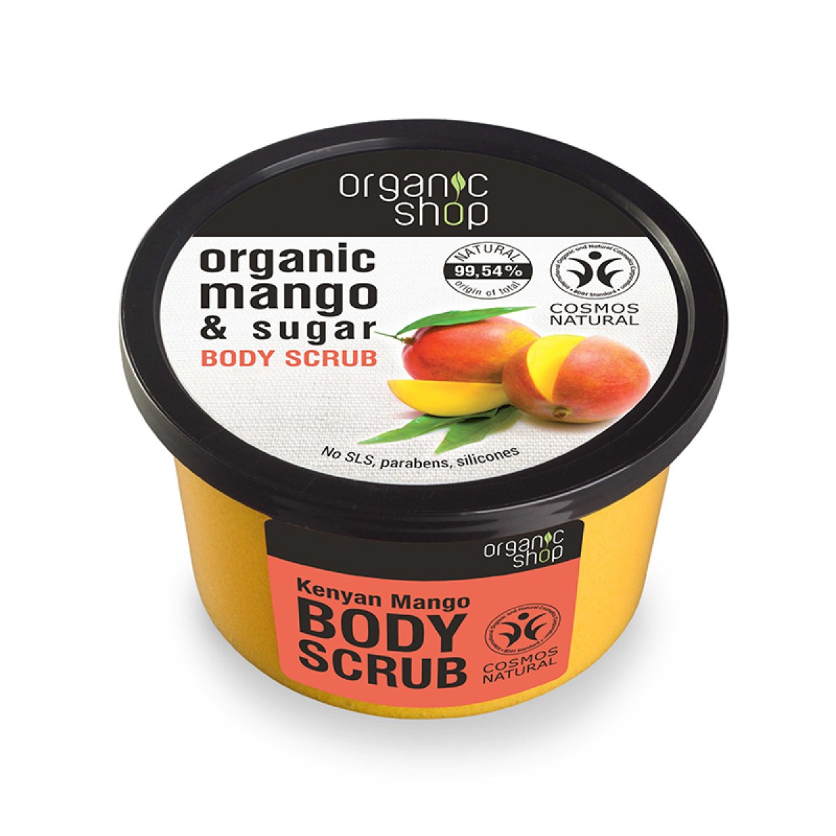 Organic Shop | Body Scrub Kenyan Mango | 250ml