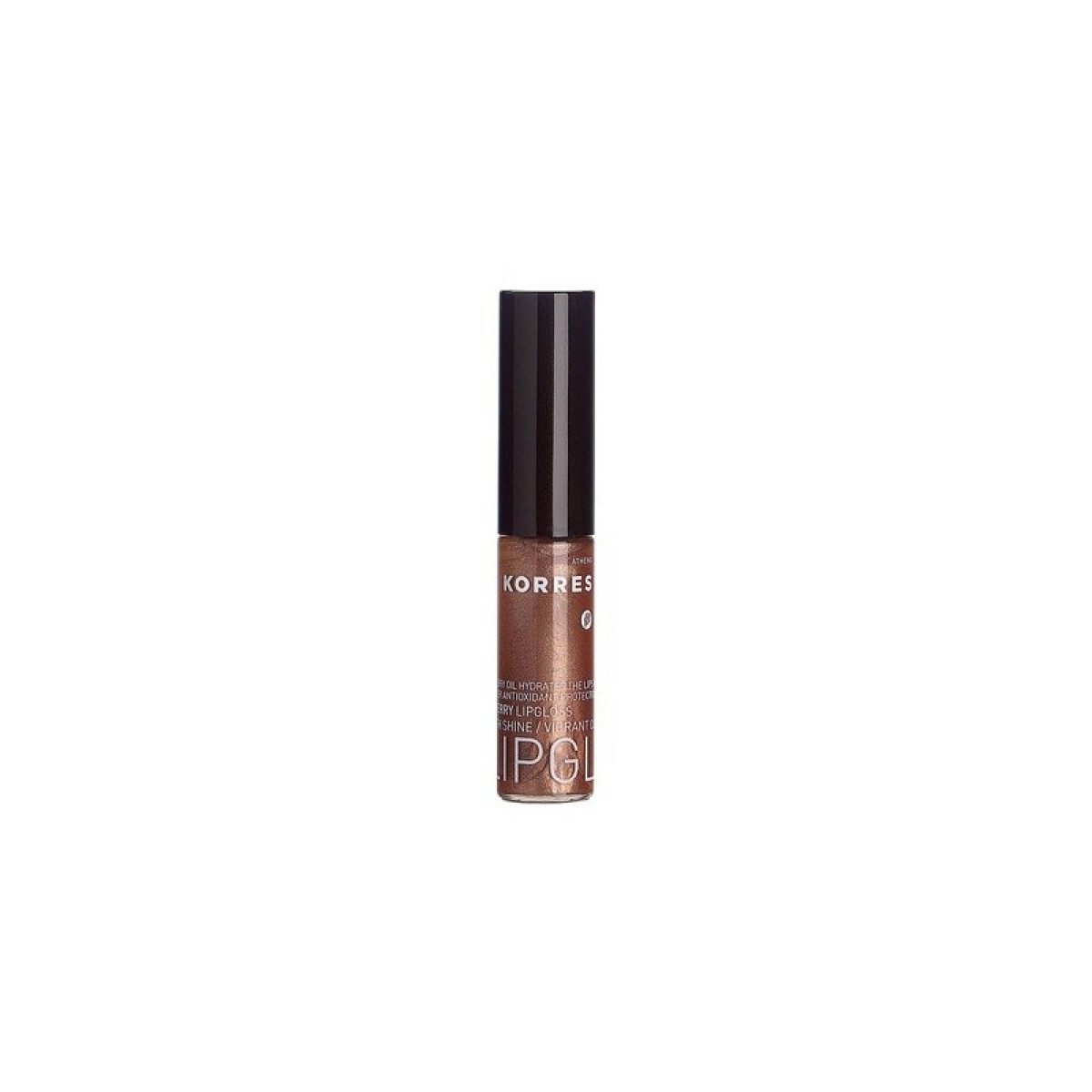 Korres Lip Gloss με Έλαιο από Κεράσι 37 Χρυσό Καφέ 6ml