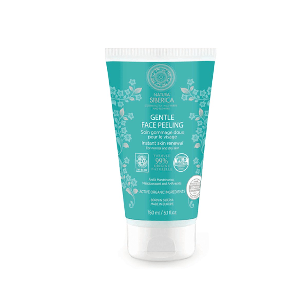 Natura Siberica | Gentle Face Peeling για Κανονικές και Ξηρές Επιδερμίδες | 150ml