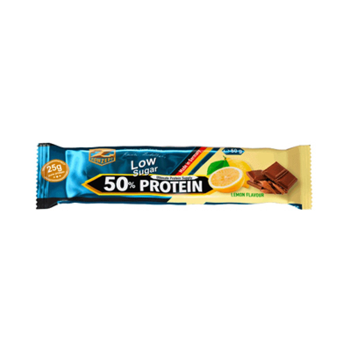 PreVent | Lemon Protein Bar 50% | Μπάρα Πρωτεϊνης με Γεύση Λεμόνι | 50gr