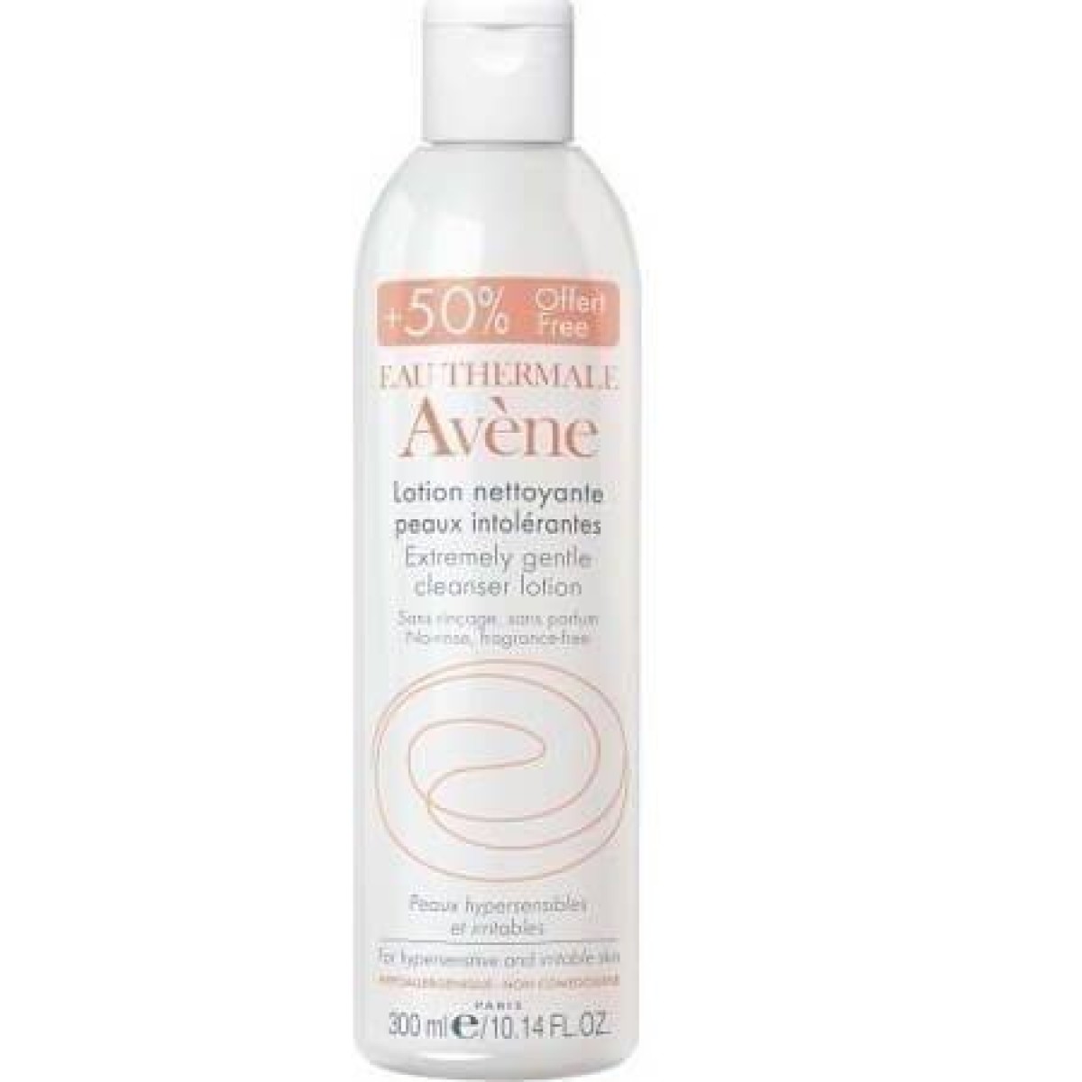 Avene | Lotion Nettoyante Peaux Intolerantes | Λοσιόν Καθαρισμού | 300ml