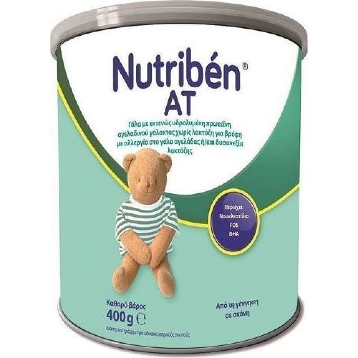 Nutriben Milk AT| Γάλα χωρίς Λακτόζη για Βρέφη με Δυσανεξία στην Λακτόζη | 400gr