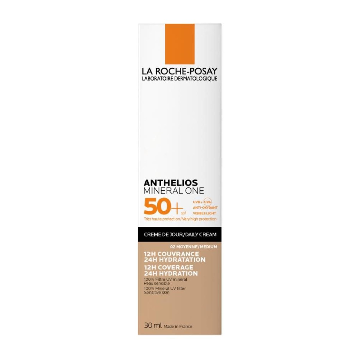 La Roche Posay | Anthelios Mineral One SPF50+ 02 Medium  Αντηλιακή Προσώπου με Χρώμα | 30ml