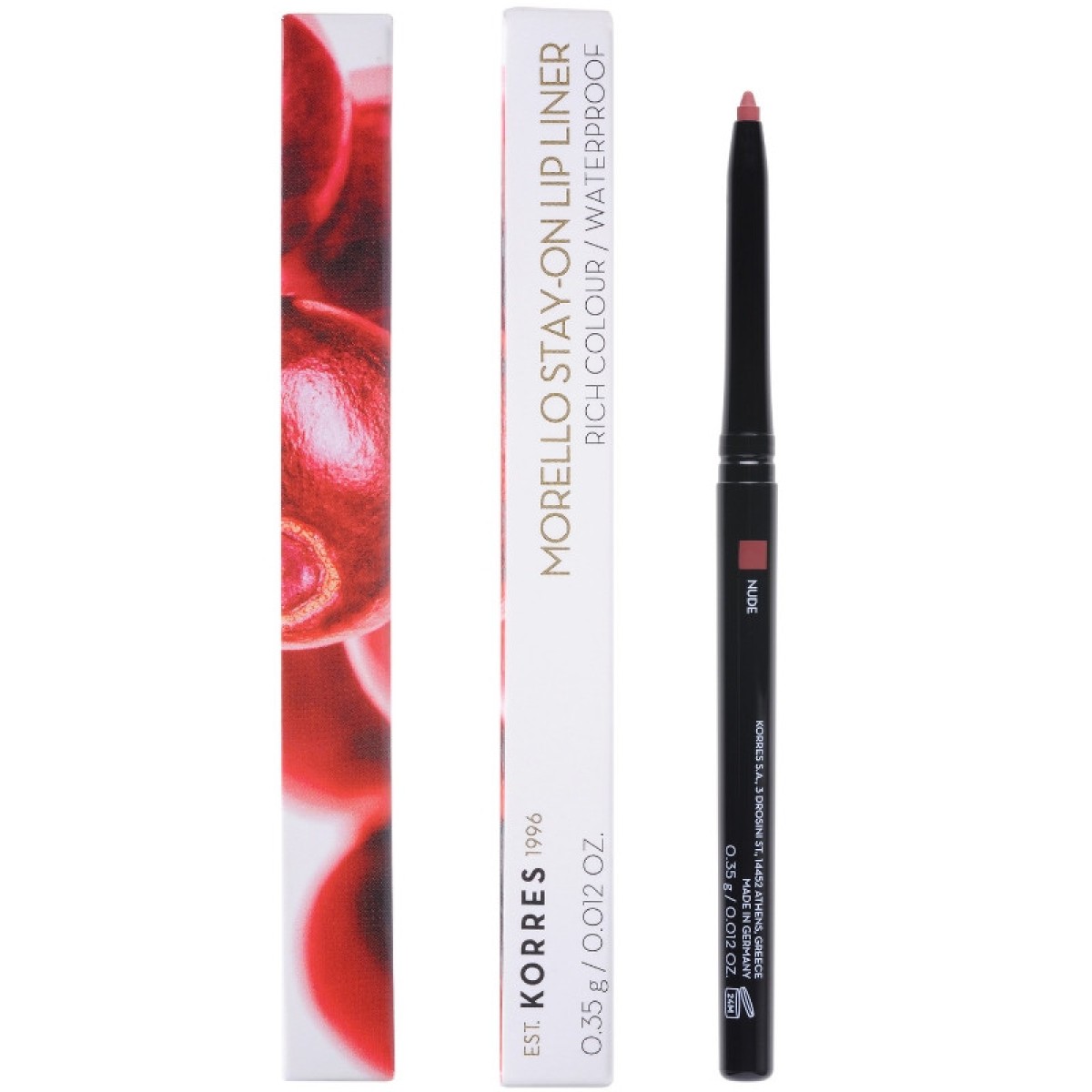 Korres | Morello Stay-On Lip Liner 01 Nude | 0.35gr