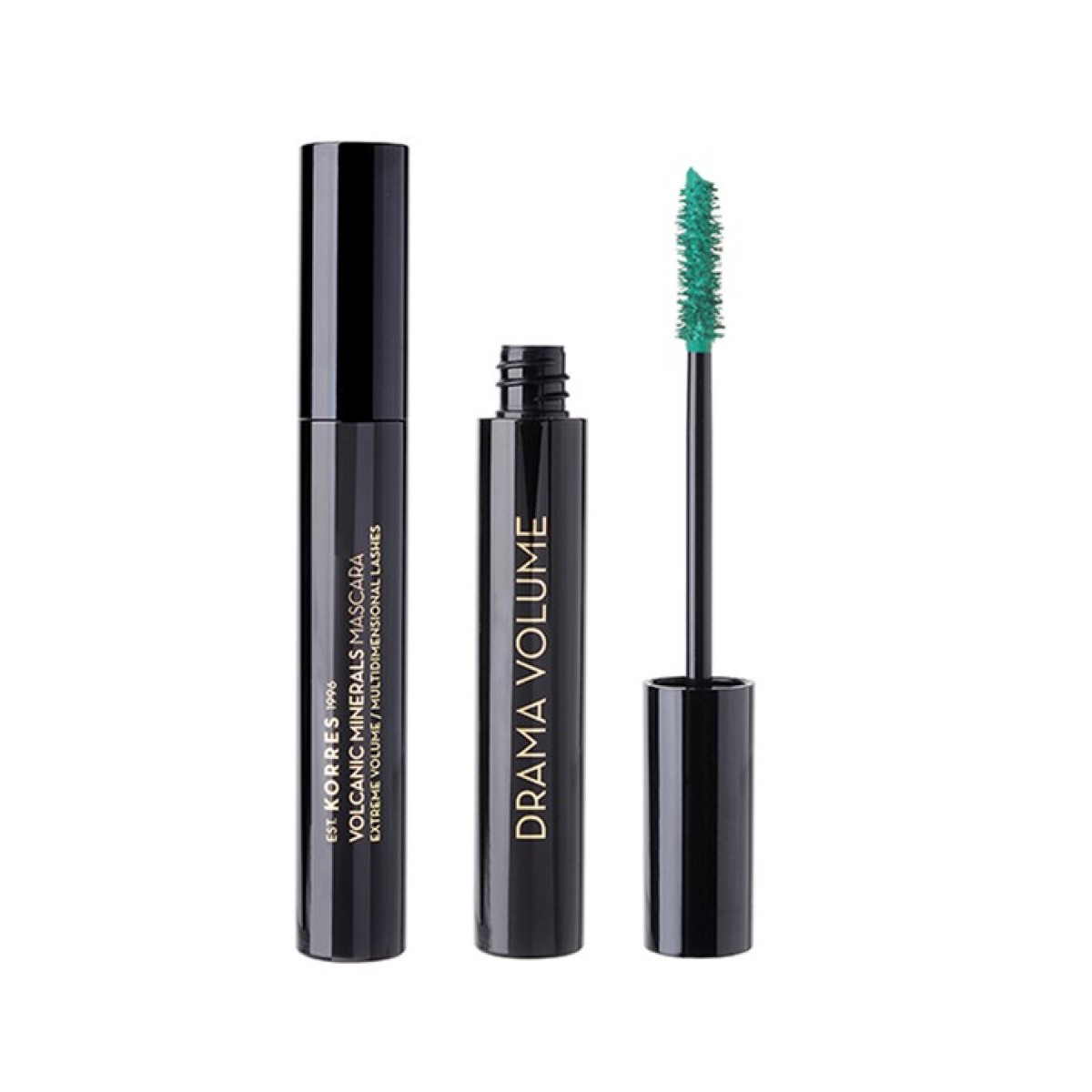 Korres | Volcanic Minerals Mascara Drama Volume 04 Emerald | 11ml