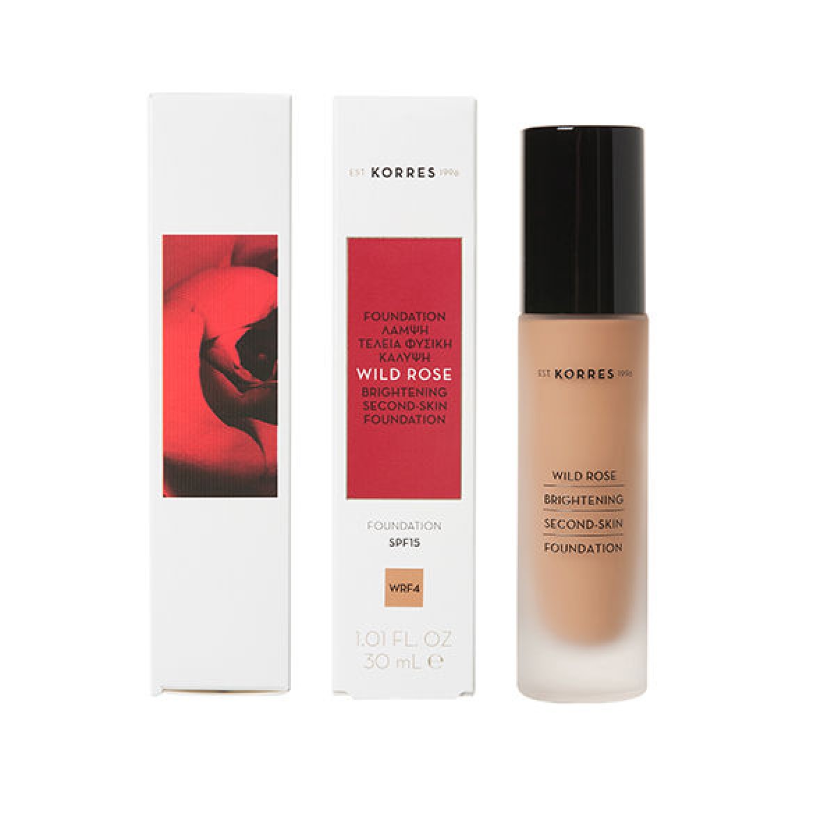 KORRES | Άγριο Τριαντάφυλλο Foundation Υγρό Make-Up Spf15 WRF4 | 30ml