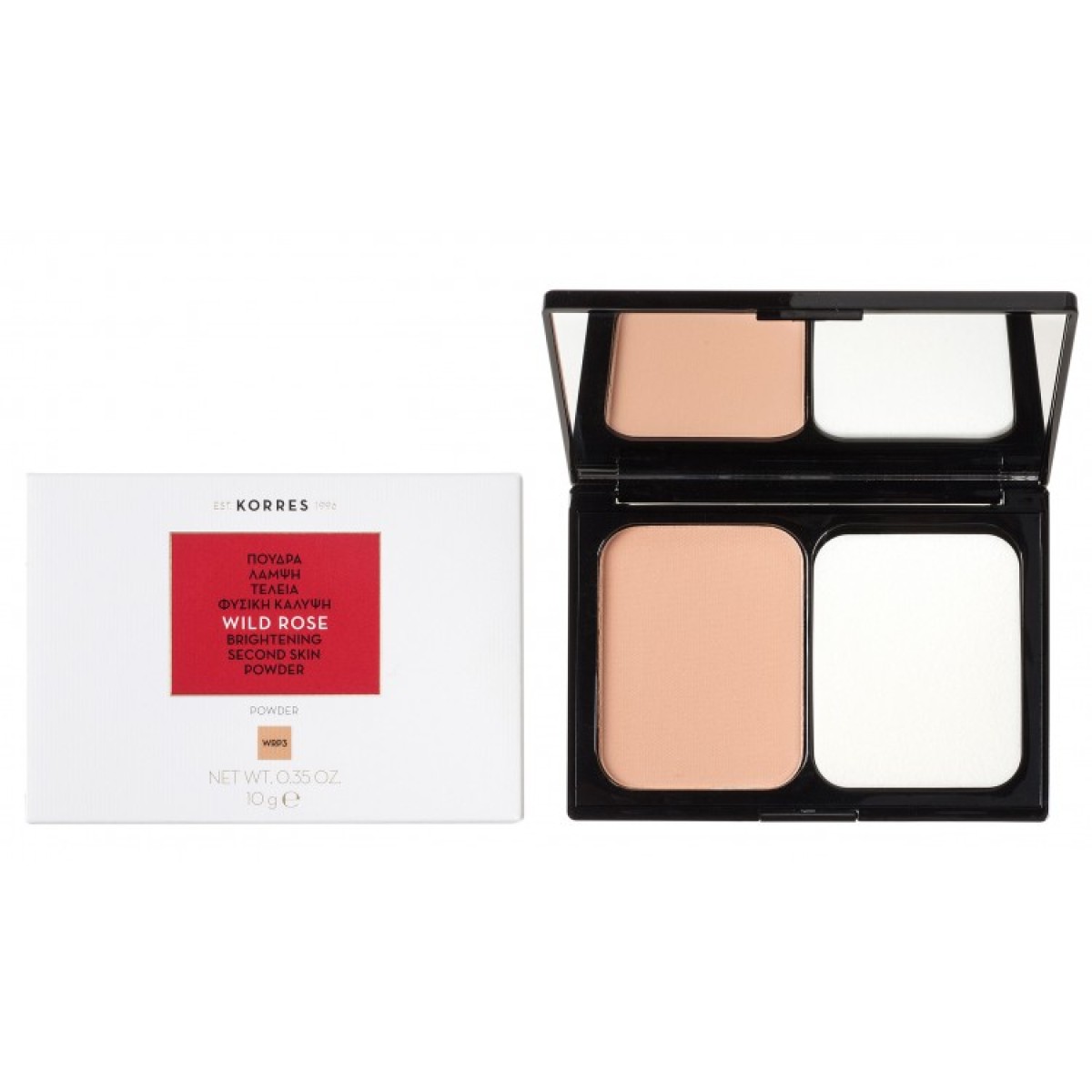 Korres | Wild Rose Brightening Powder Πούδρα Άγριο Τριαντάφυλλο WRP3 | 10g