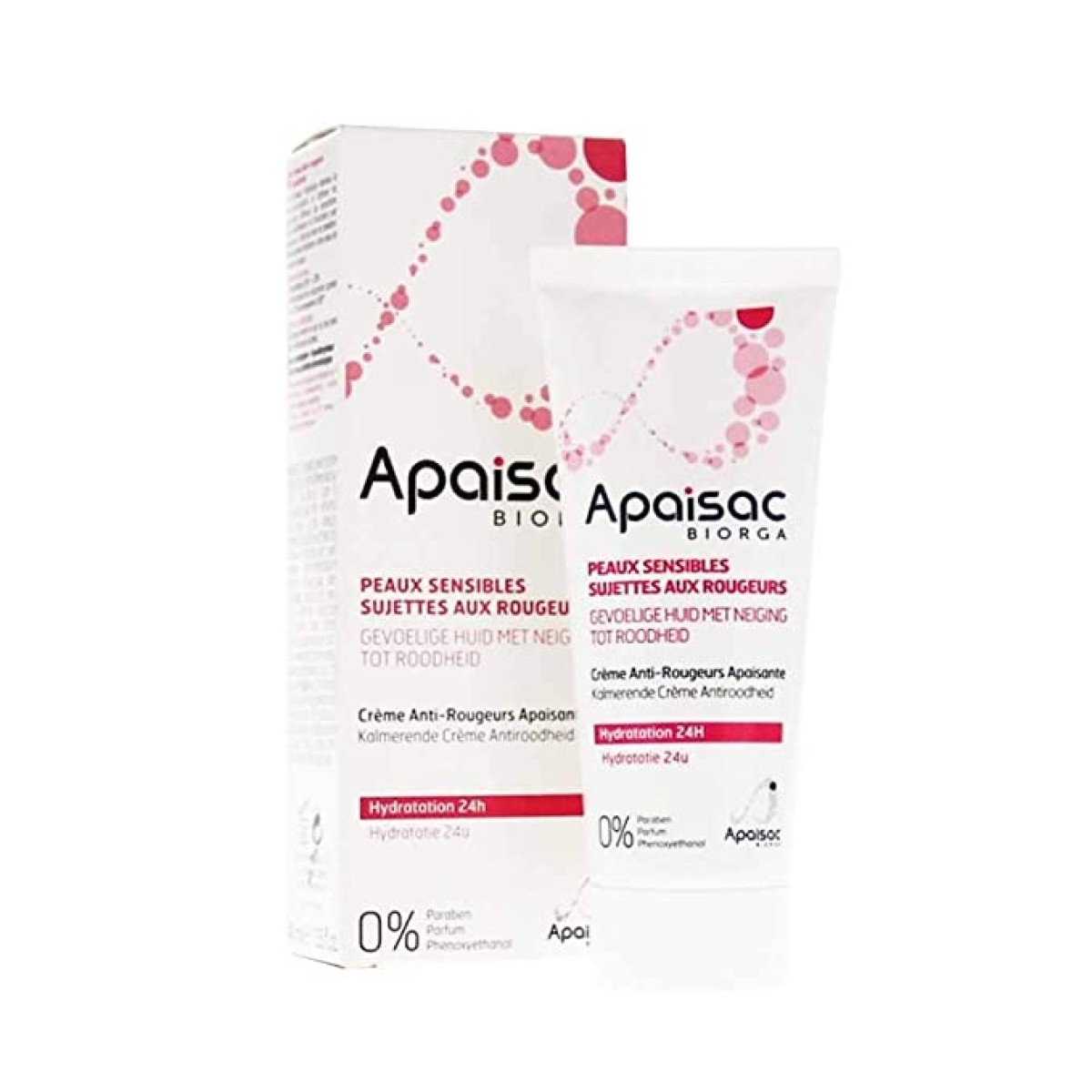 Biorga | Apaisac Anti-Rougeurs Crème 24ωρή Ενυδατική Κρέμα | 40ml