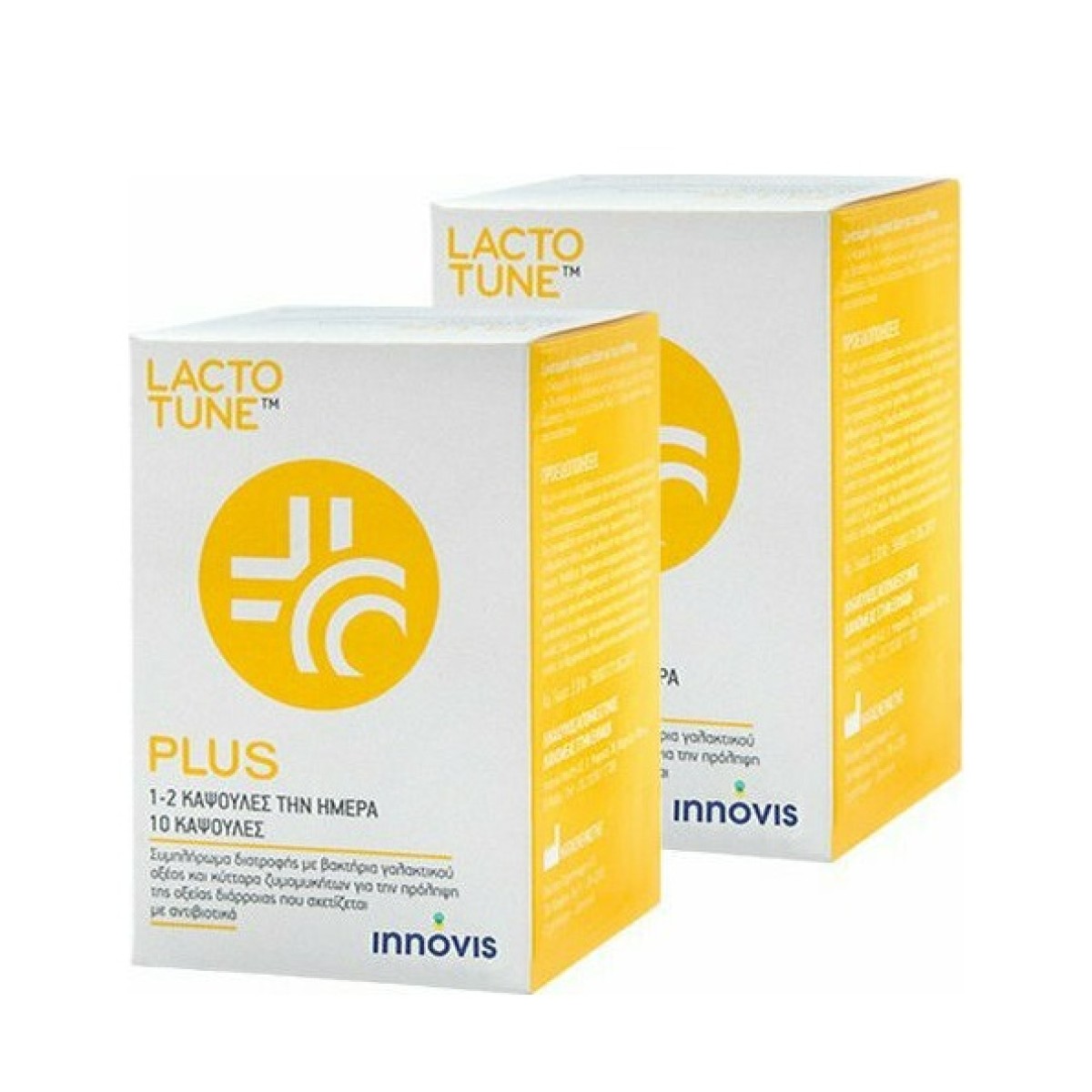 Innovis Health | Lactotune Plus | Συμπλήρωμα Διατροφής για την Προστασία του Εντέρου κατά την Λήψη Αντιβίωσης| 1+1 Δώρο