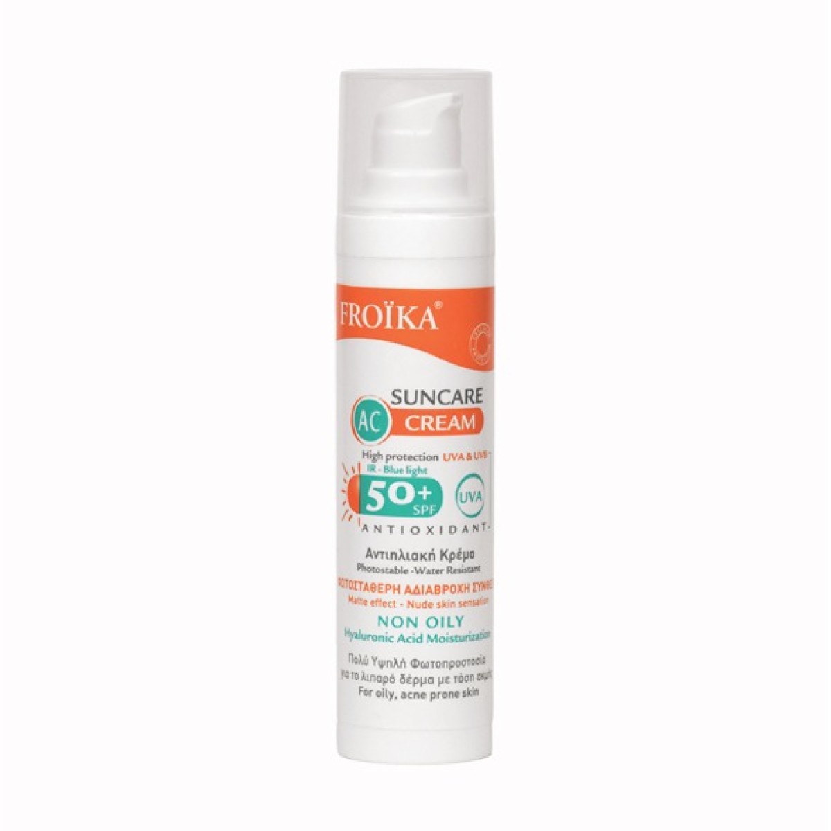 Froika | Suncare AC Cream SPF50 | 40ml