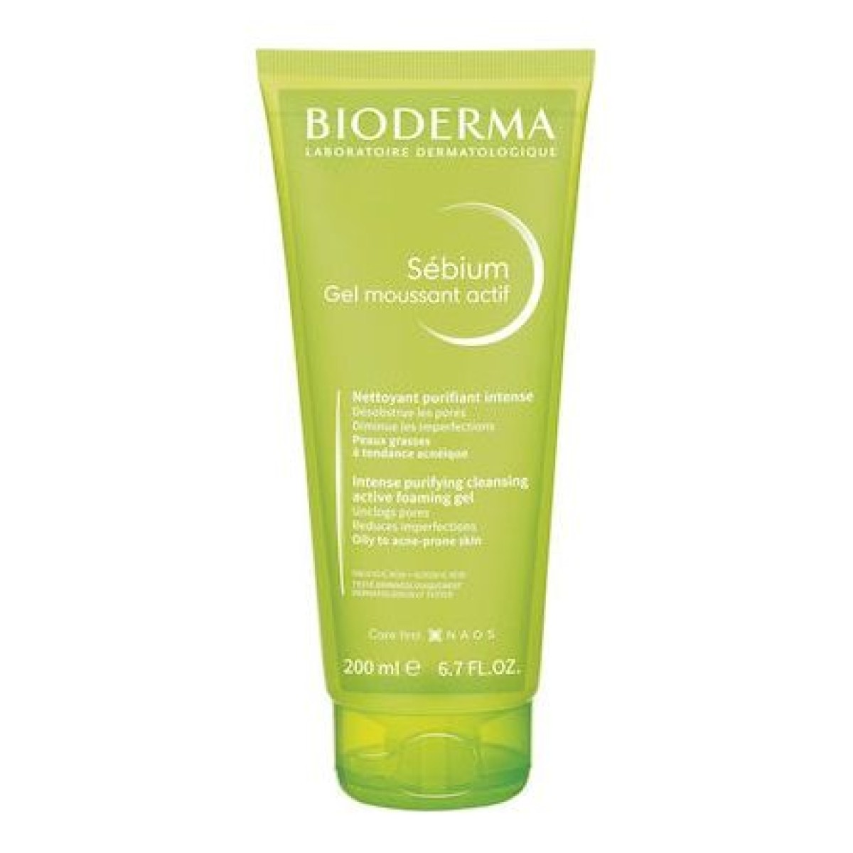 Bioderma | Sebium Gel Moussant Actif Intense Purifying Cleansing Active Foaming Gel   200ml