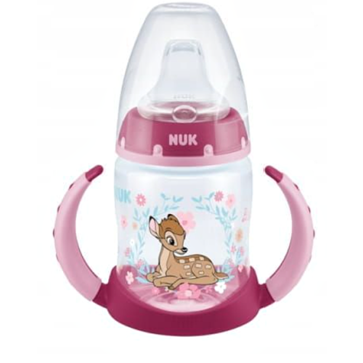 Nuk | Disney Bambi Μπιμπερό Εκπαίδευσης με Μαλακό Ρύγχος 6-18m | 1τμχ