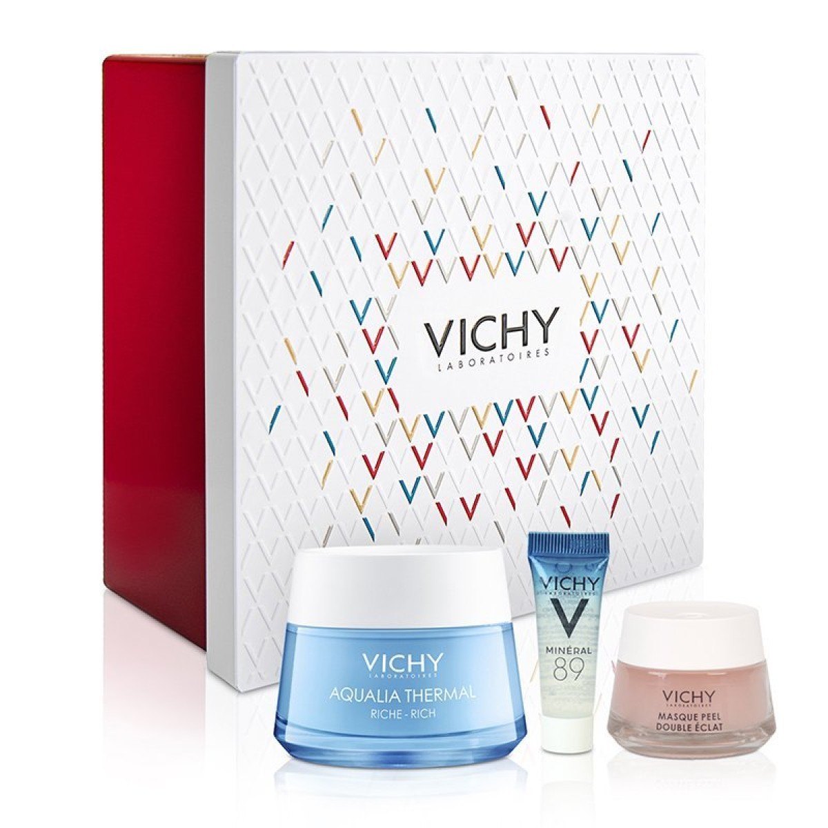 Vichy | Promo Aqualia Thermal Rich Cream Πλούσια Κρέμα 50ml & ΔΩΡΟ Masque Glow Peel Mask Αναζωογονητική Μάσκα 15ml & Mineral 89 Hyaluronic Acid Face Moisturizer Ενυδατικό Booster Προσώπου 4ml