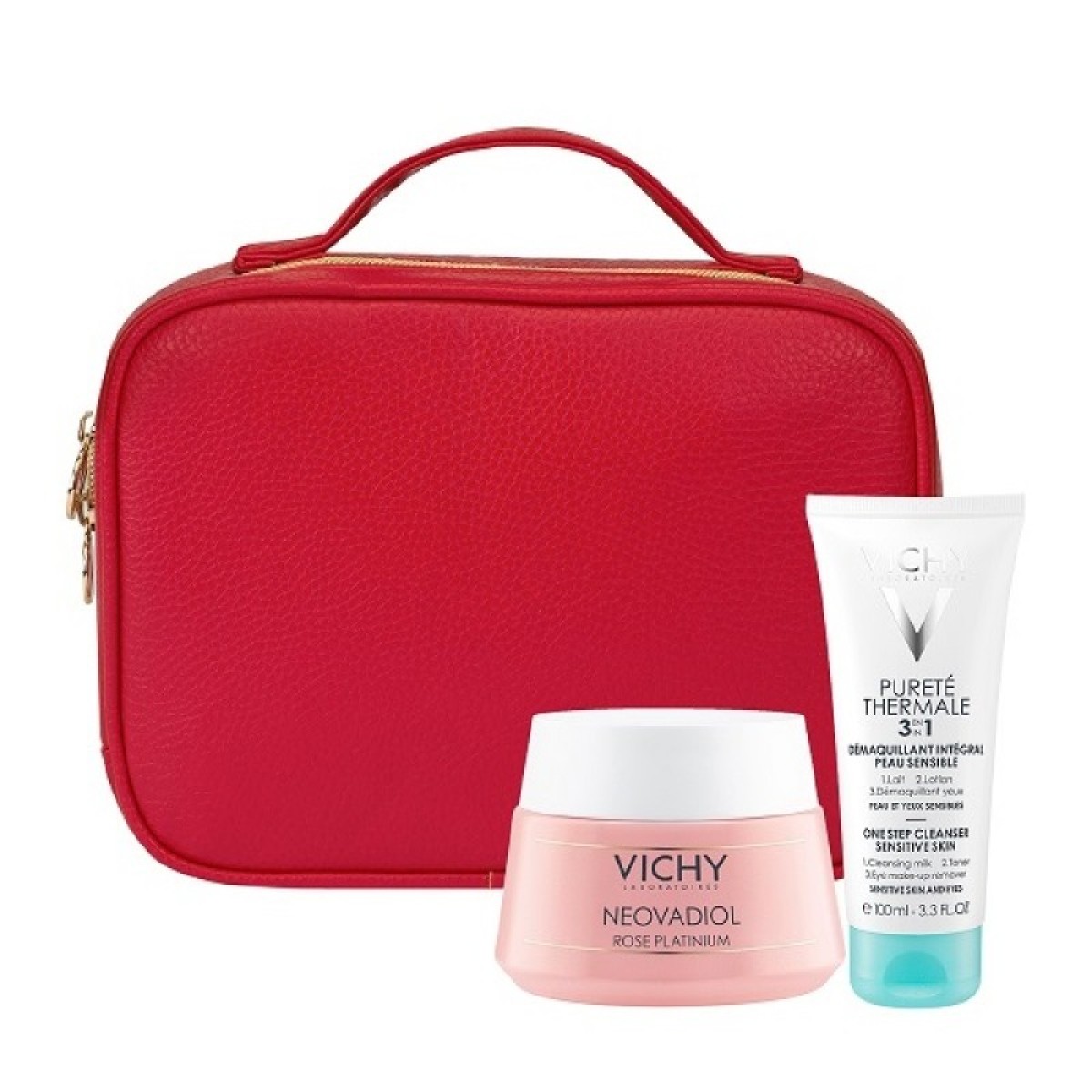 Vichy | Set Neovadiol Rose Platinium για Πολύ Ξηρή Επιδερμίδα 50ml + Δώρο Purete Thermale 3in1 Γαλάκτωμα Καθαρίσμου 100ml + Νεσεσέρ  | 1τμχ