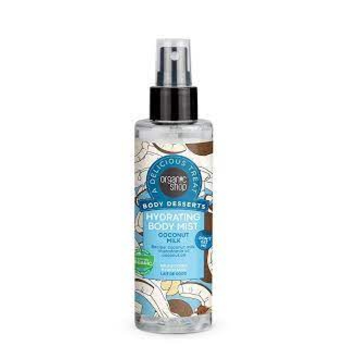 Organic Shop | Body Desserts Coconut Milk | Ενυδατικό Body Mist | 200ml