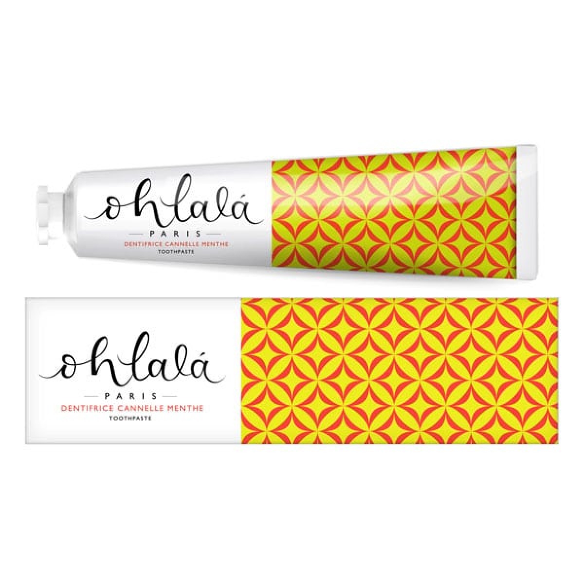 Oh Lala | Cinnamon-Mint Toothpaste Οδοντόκρεμα με Γεύση Κανέλα-Μέντα | 75mL