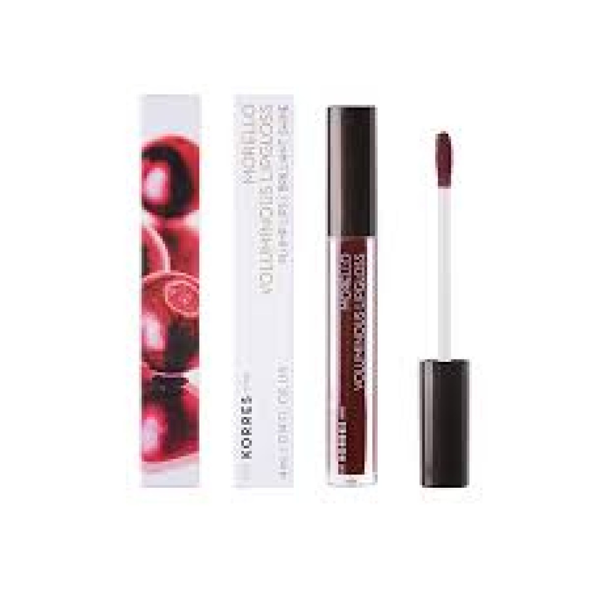 Korres | Morello Voluminous Lipgloss | Plump Lips Brilliant Shine 58 Bloody Cherry | 4ml